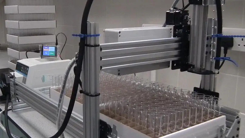 A Cartesian Coordinate Robot for Dispensing Fruit Fly Food