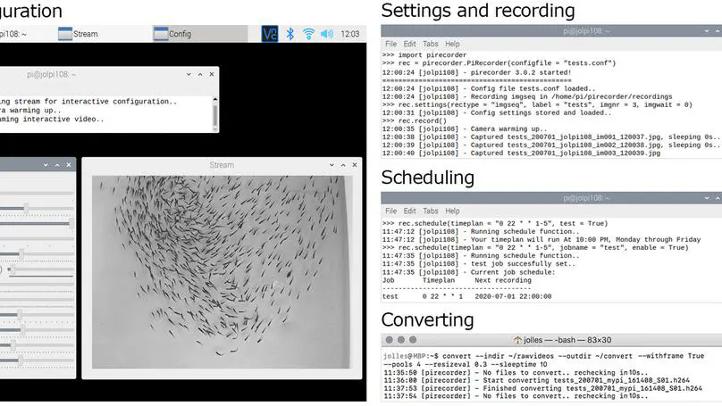 Pirecorder: Controlled and automated image and video recording with the raspberry pi