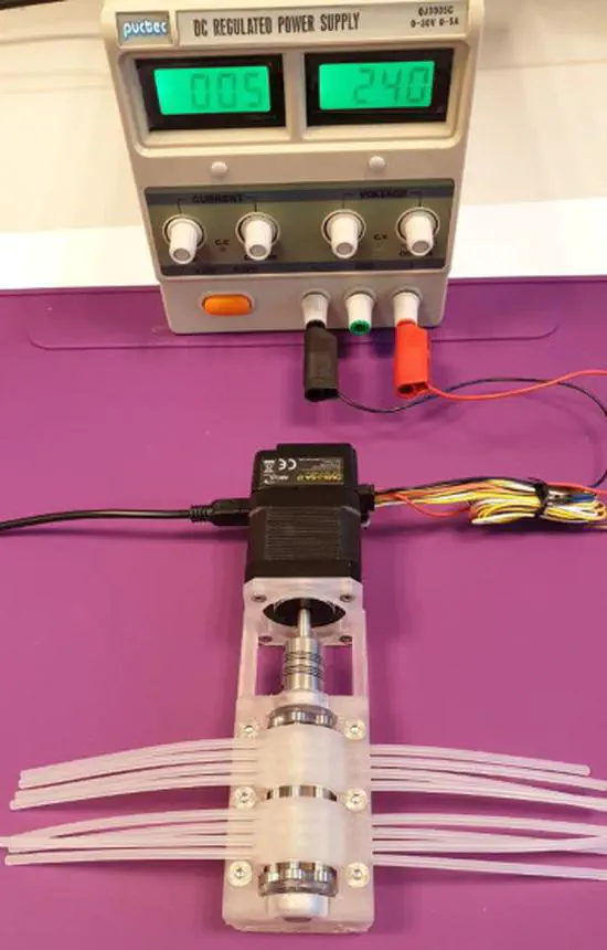 Small cost efficient 3D printed peristaltic pumps